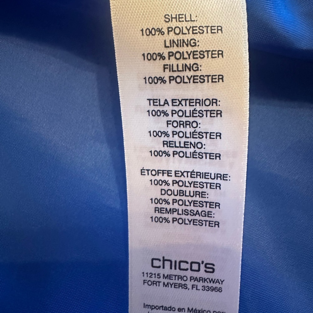 Chico’s Quilted Jacket - Picture 6 of 8